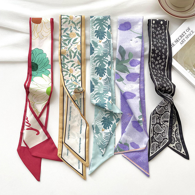 Face Scarf Mask - New luxury Brand Model Small Silk