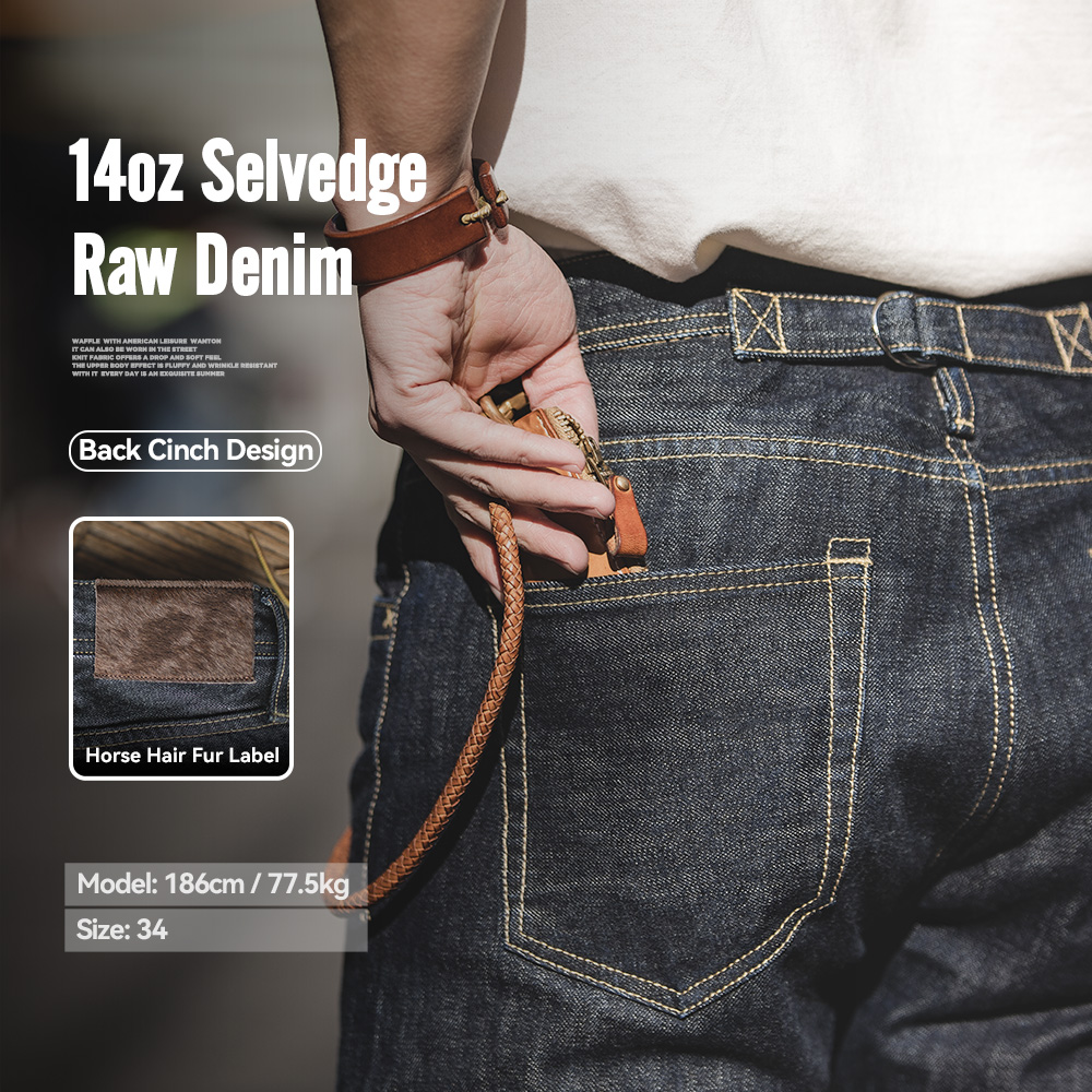 Maden Men's 14oz Raw Selvedge  - Levis Jeans 501 review and price