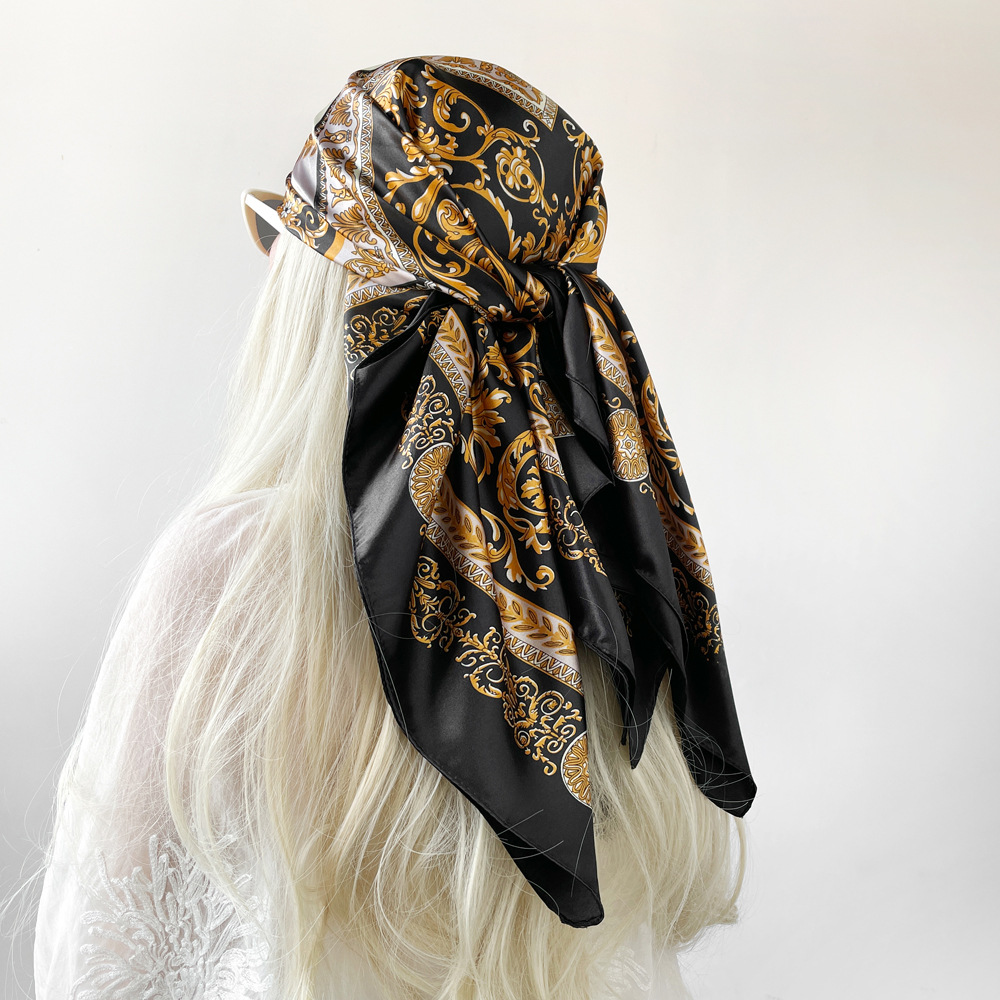 Silk Shawl Satin Square Scarf  - Face Scarf Mask review and price