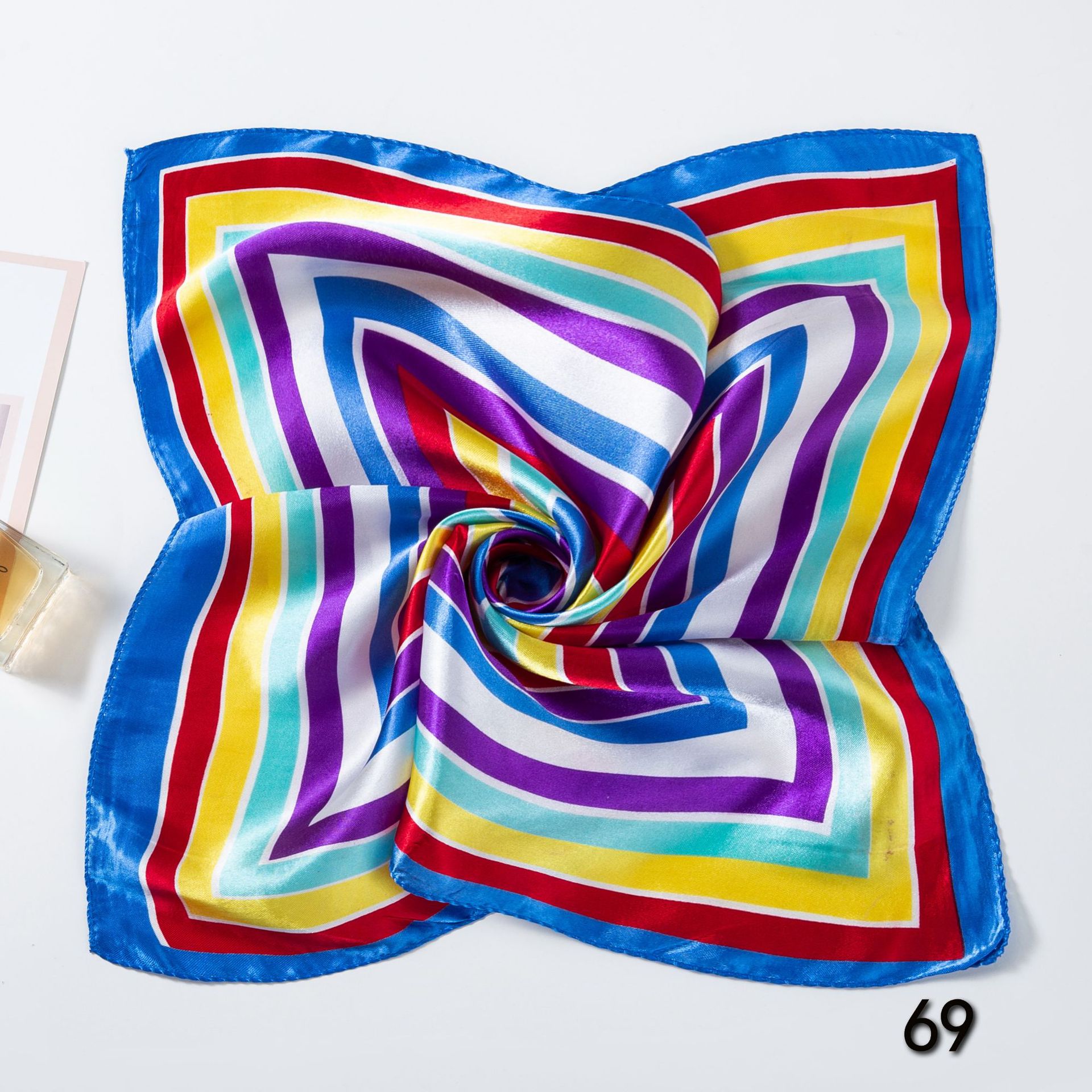 50*50cm Square Silk Scarves Sc - Face Scarf Mask review and price